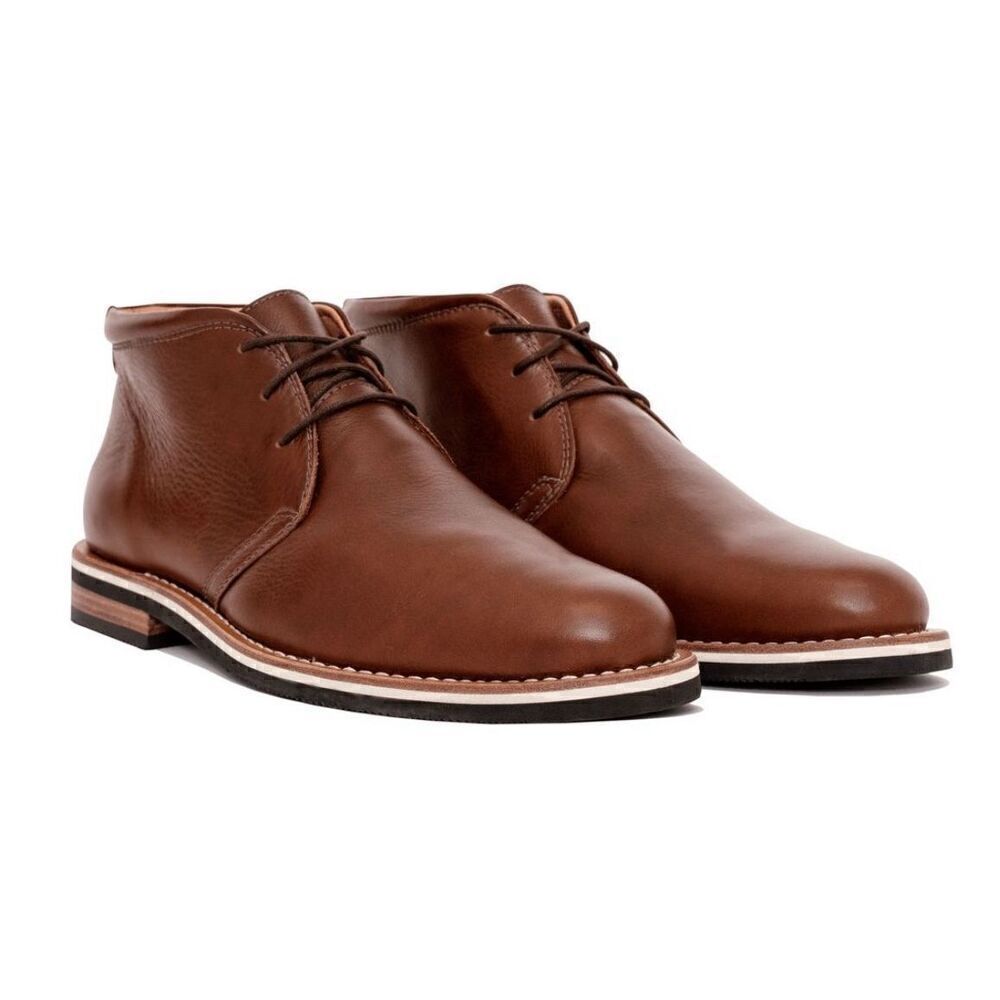 Helm The Hynes Boot in Brown Handmade NWOB Size 7